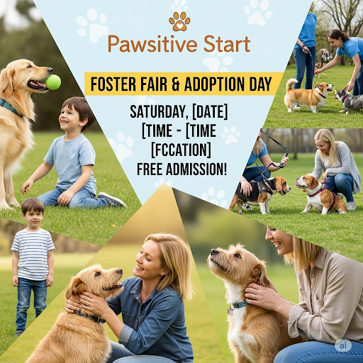 Pawsitive Start’s Foster Fair Adoption Event