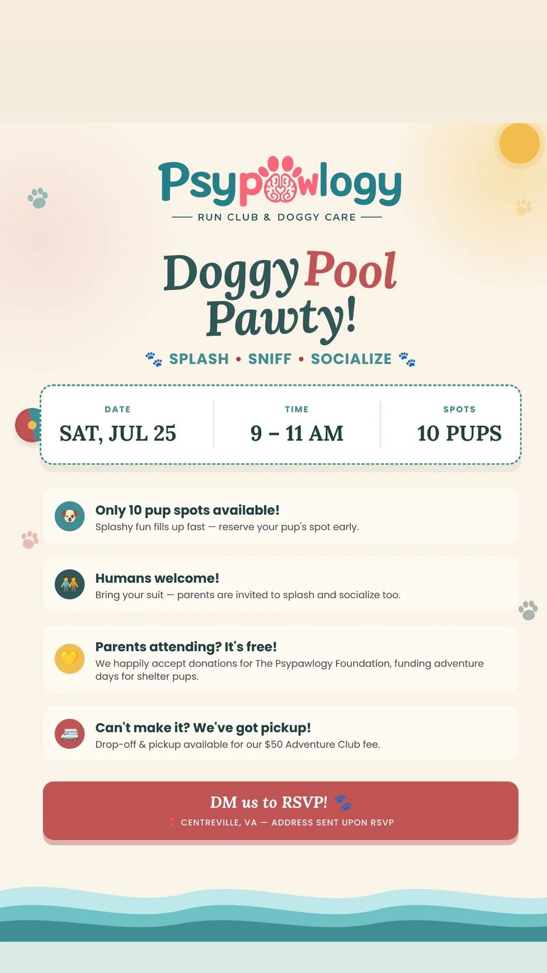 Psypawlogy Doggy Pool Pawty