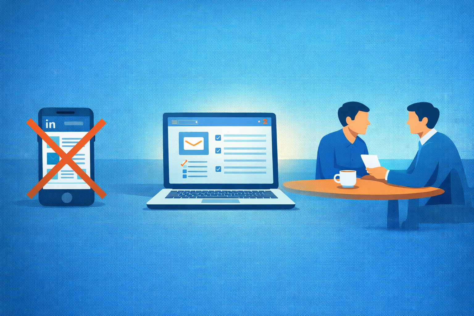 The LinkedIn EGO Theater vs Outbound Email and F2f Meetings