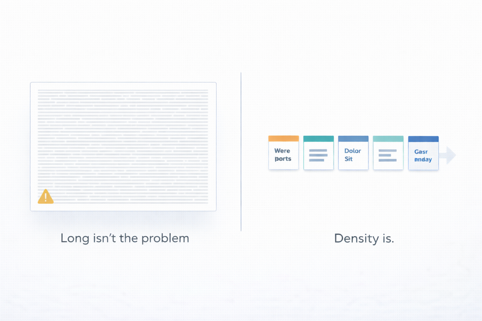 Stop Saying “It’s Too Long”: Design for Skimmers and Deep Divers