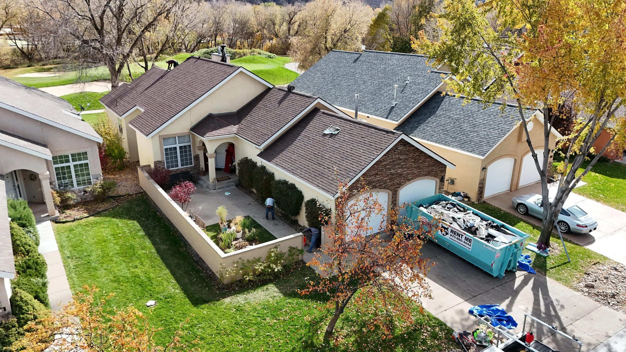 Properly installed residential shingle roof built for Florida weather conditions