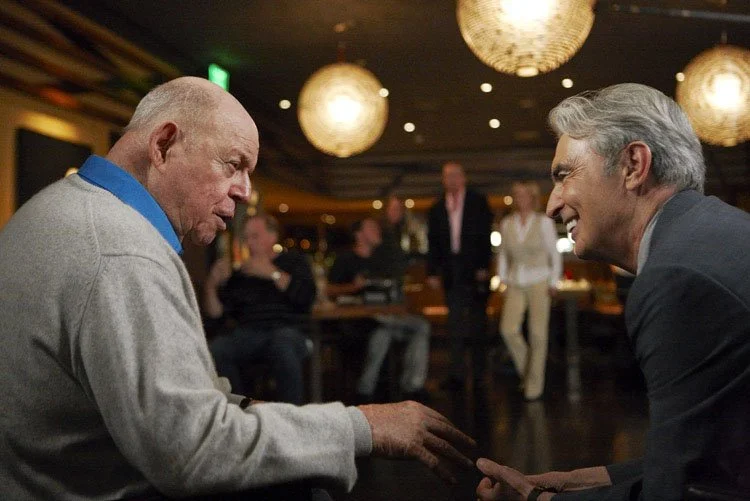 Don Rickles talks with David