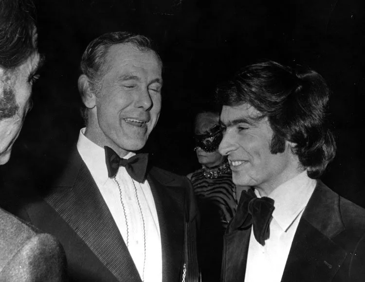 Johnny Carson and David