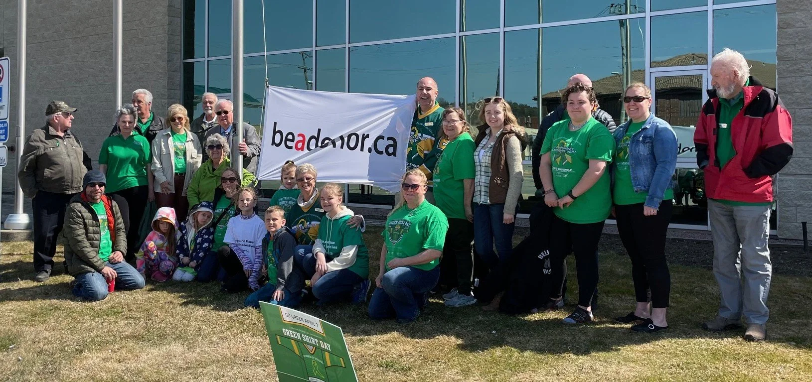 Brighton BeADonor Flag Raising