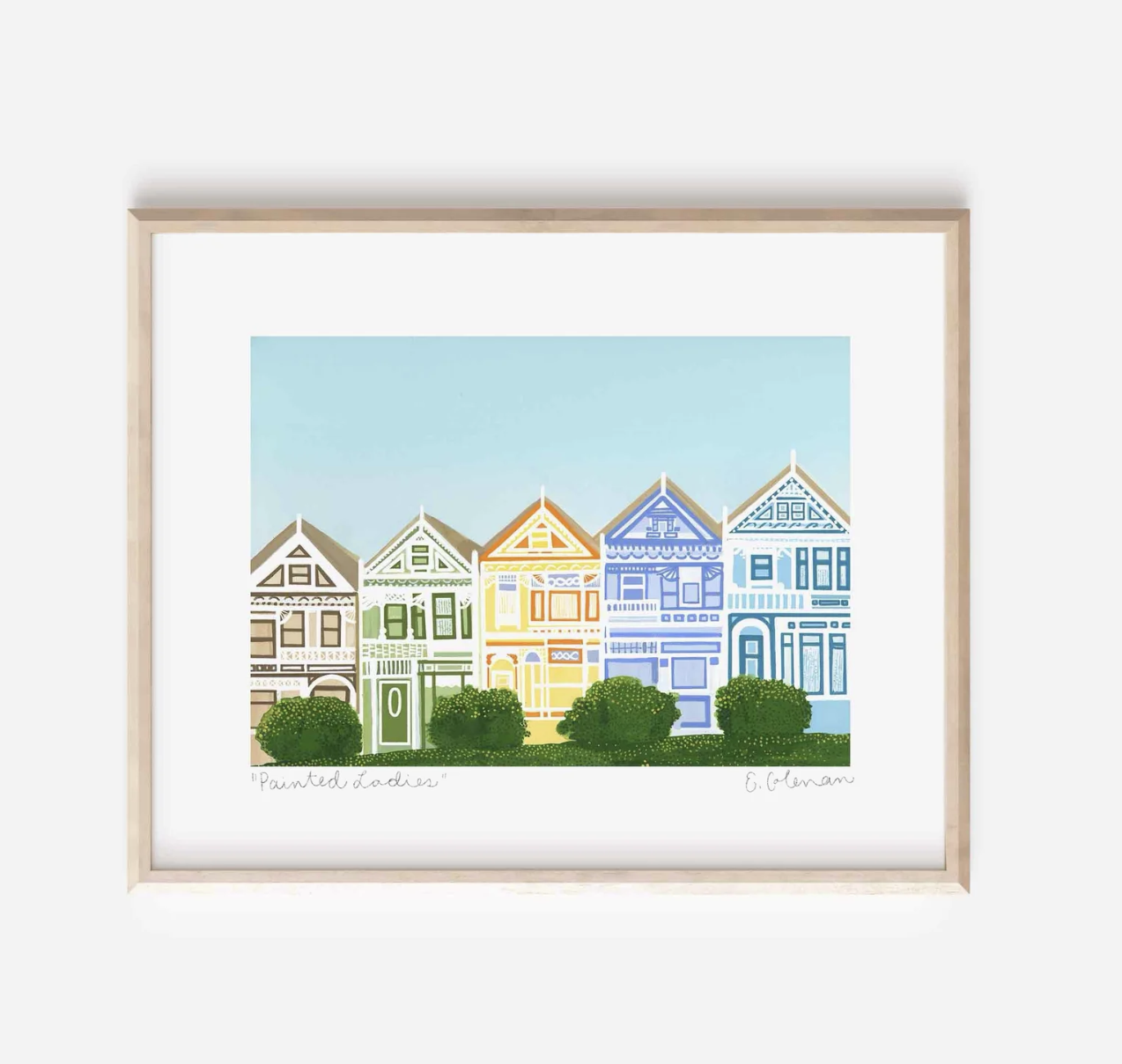 Painted Ladies San Francisco Print