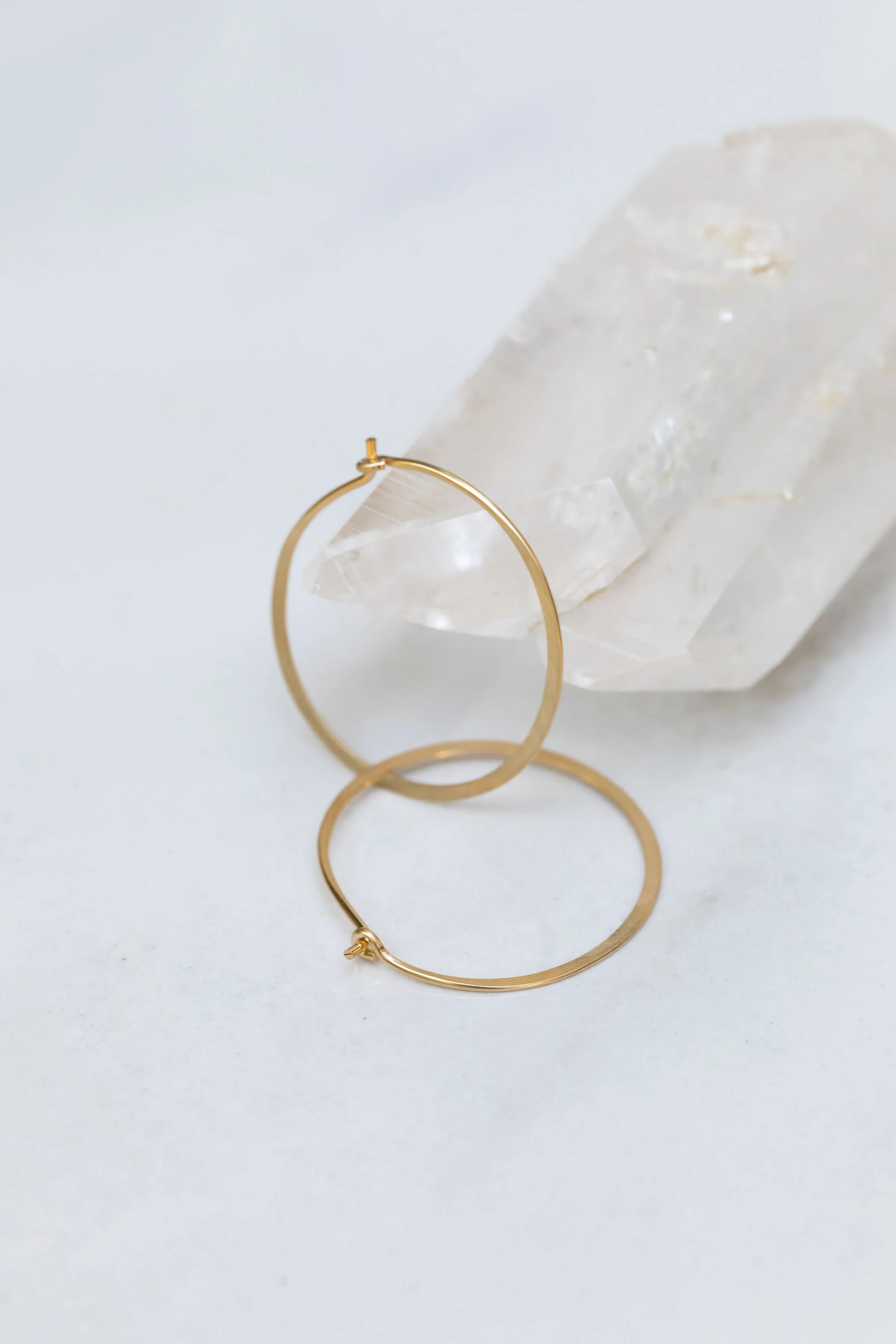Hammered Hoops - multiple sizes
