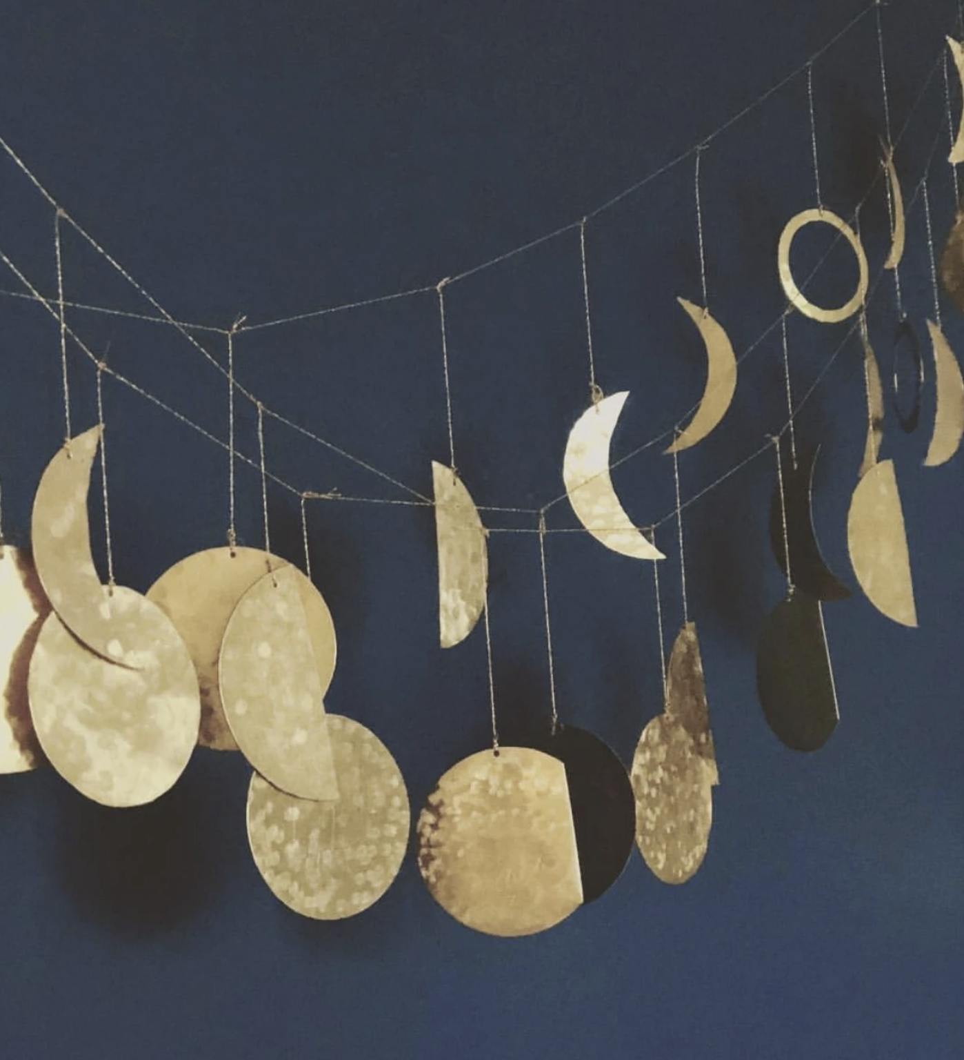 Moon Phases String Garland