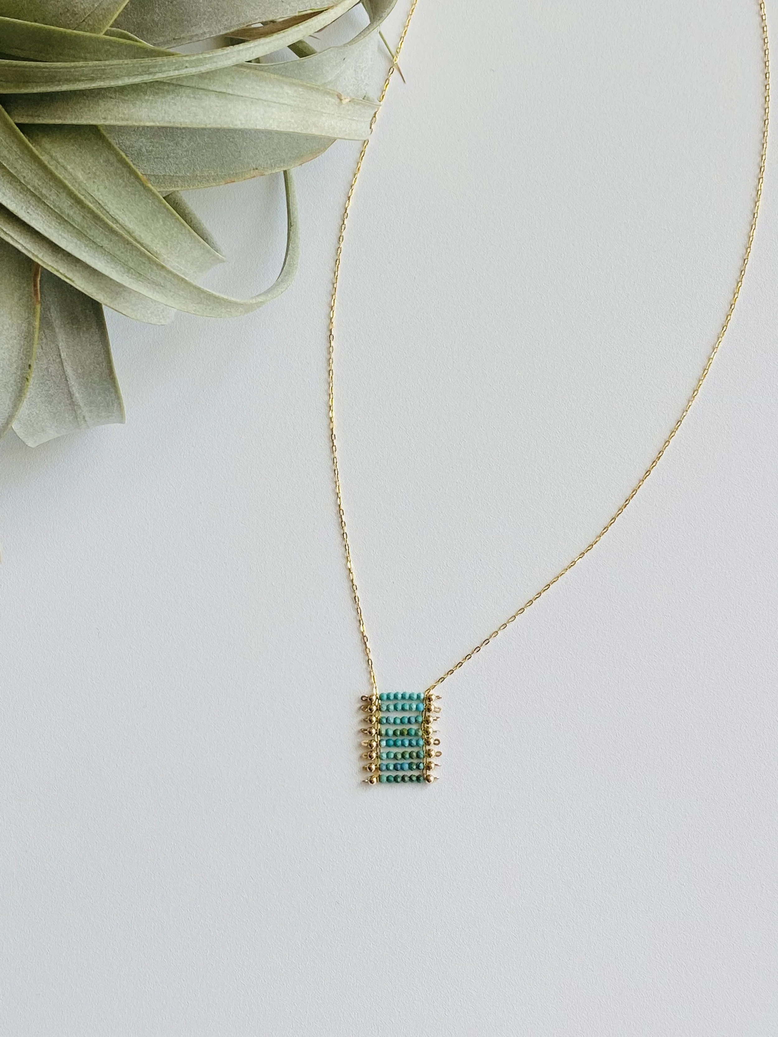 Turquoise Tapestry Necklace