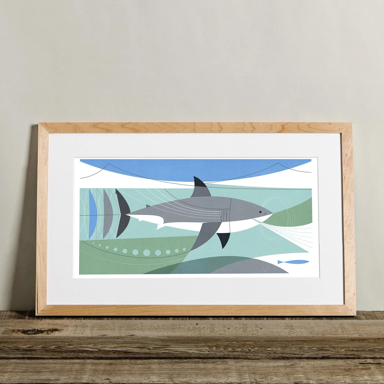 KMF - Keep Moving Forward (Shark) Print