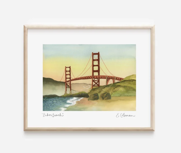 Baker Beach Golden Gate Bridge Print