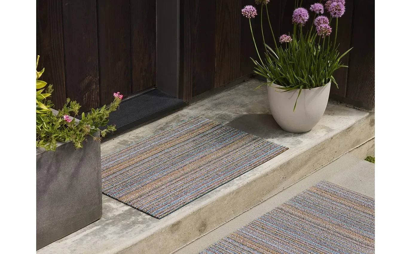 Periwinkle Skinny Stripe Shag - 3 sizes