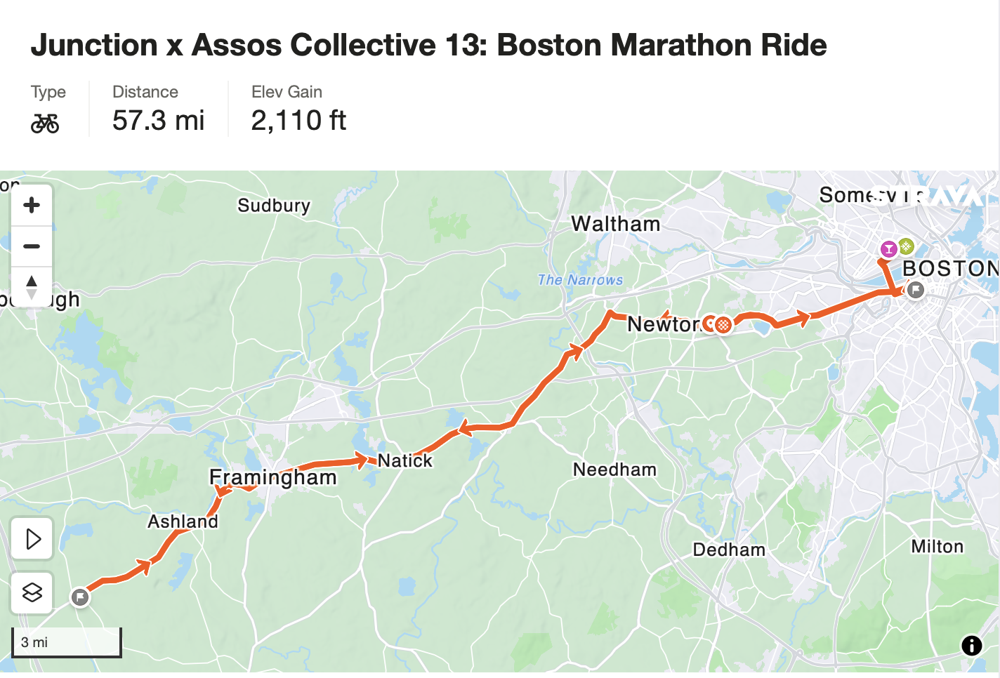C13 x Junction Boston Marathon Ride 
