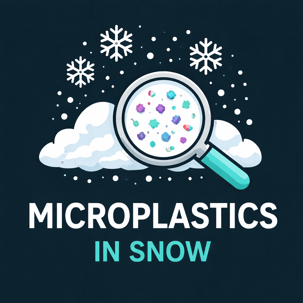 Surely there can’t be microplastics in snow