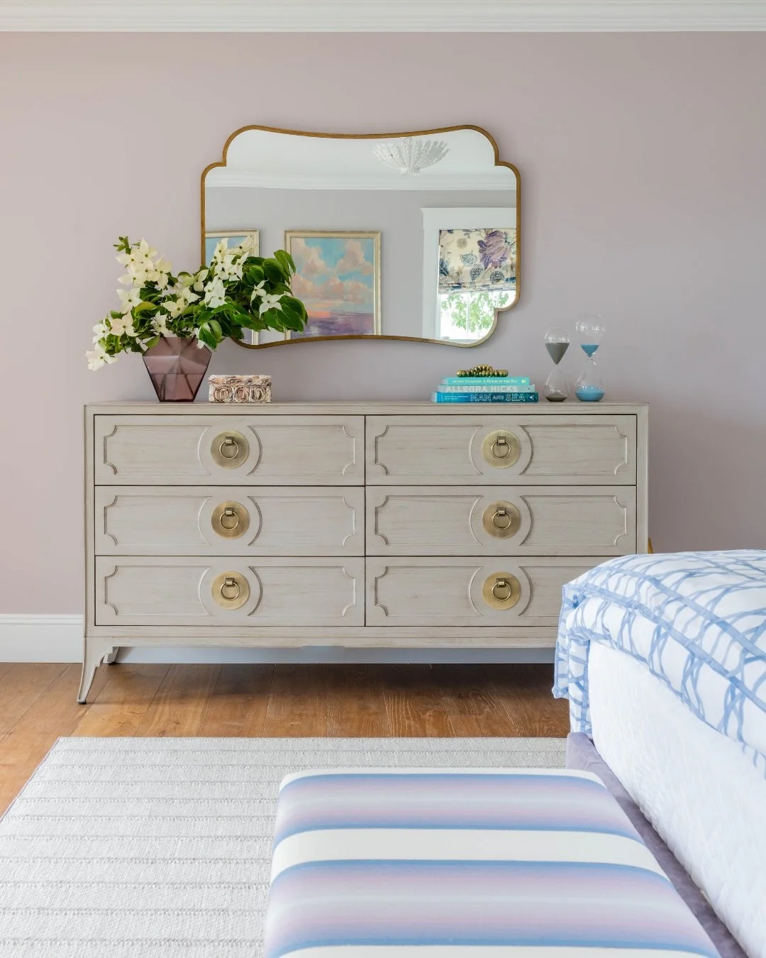 Layering color, texture, pattern, and materials has become the heart of our design evolution at Honey &amp; Fitz. Over the years, we&rsquo;ve refined our process to create spaces that feel collected, calm, and deeply personal. In this room, you&rsquo