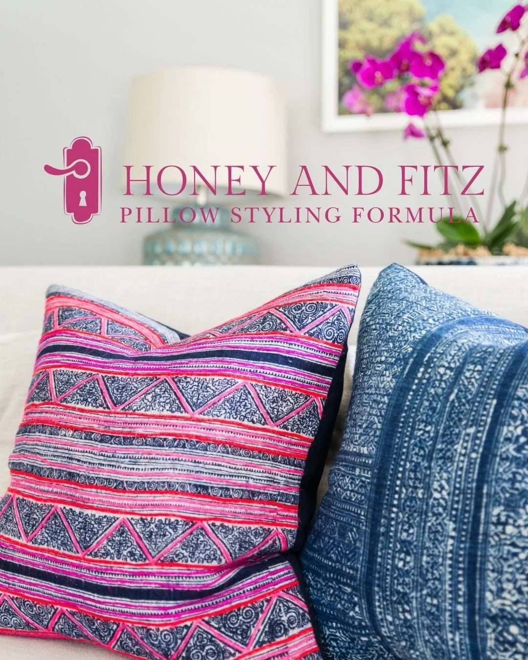 The Official Honey &amp; Fitz Pillow Styling Formula!

Yes, you will want to save this when you&rsquo;re measuring your seating and making your purchases.

SOFAS Per Corner: 20&rdquo; x 20&rdquo;(back) and 18&rdquo; x 18&rdquo; (front) Repeat on both
