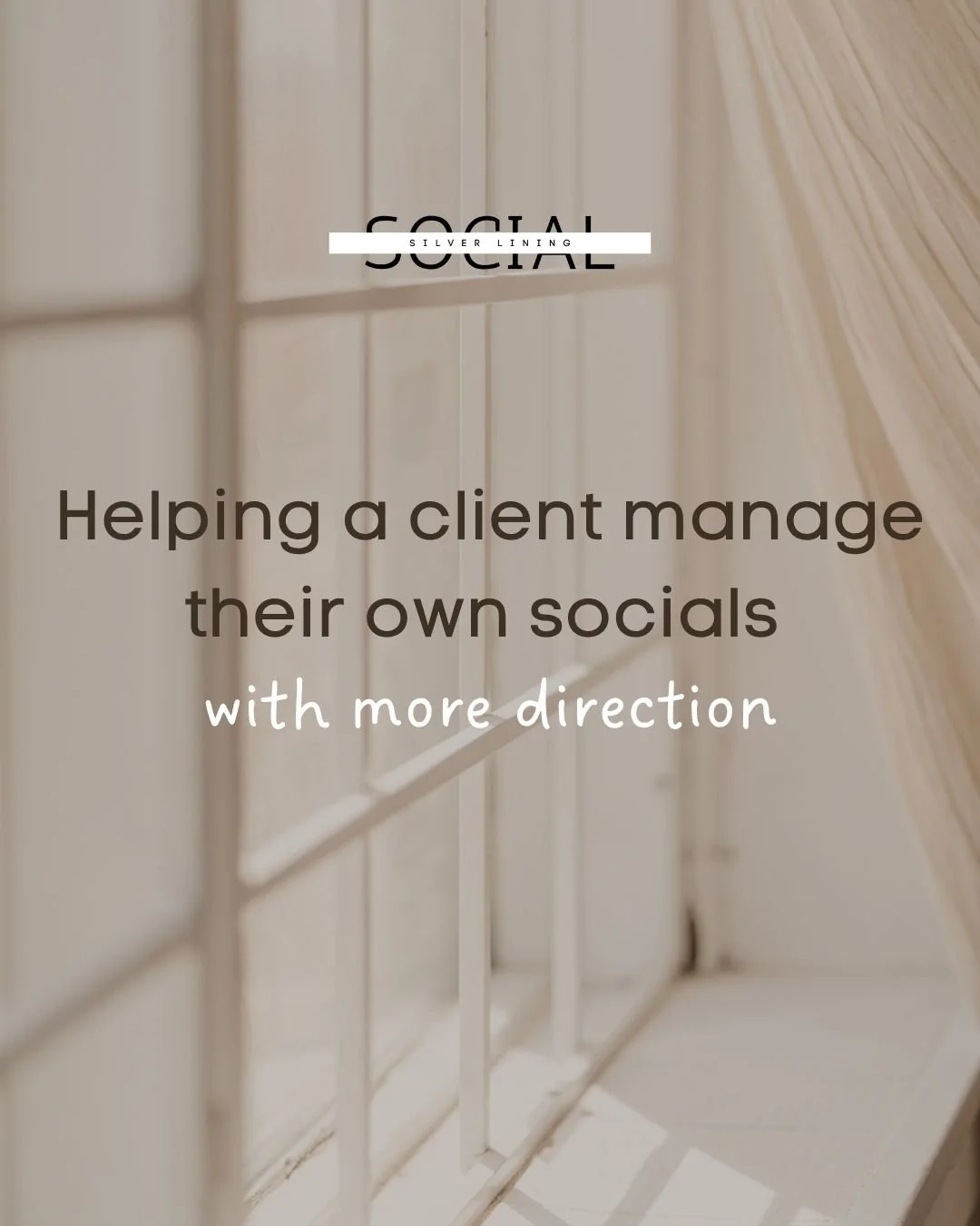 Not every client needs their social media fully managed. 📲

Sometimes they want to keep things in house, but need the right direction, structure and tools to make it easier.

For this client, we worked together across 3 Alignment Power Hours to help