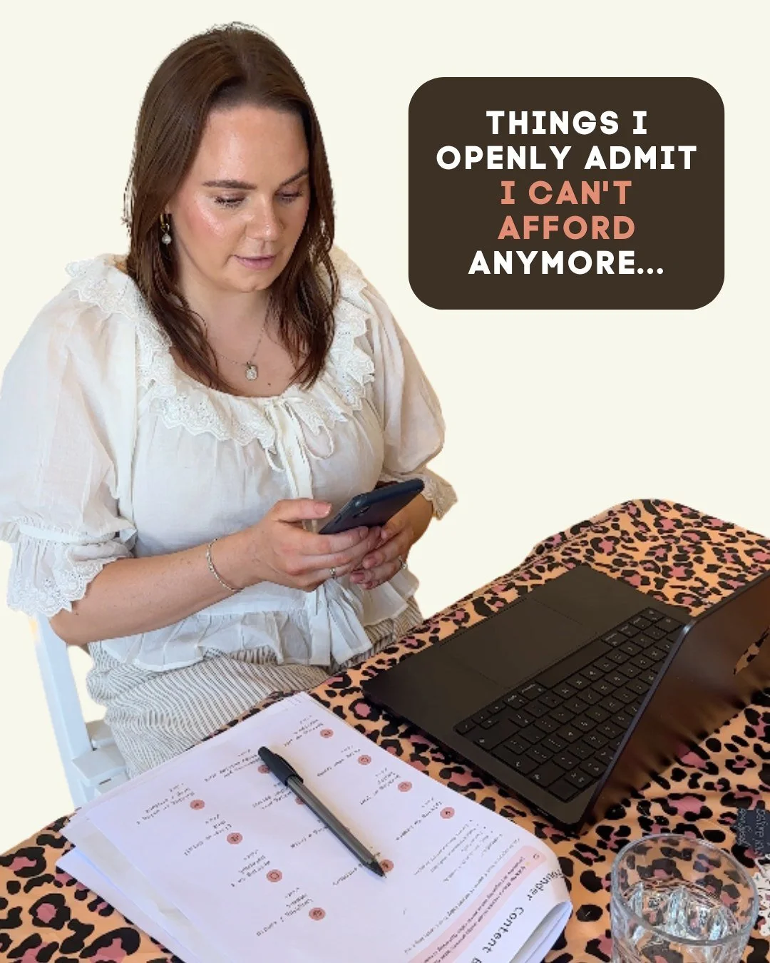 Running a business teaches you a lot.

Some lessons come the easy way and others  not so much. 😂

These are a few of the things I openly admit I can't afford anymore.

I'd love to know...

What would you add to the list?