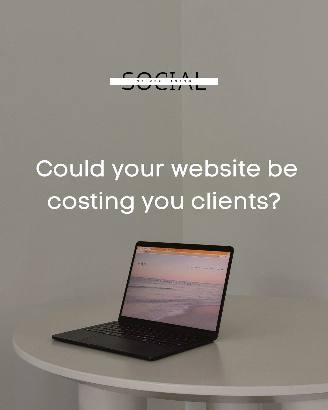 Your website doesn't need to win design awards, it just needs to make life easy for the person visiting it.

Can they quickly understand:
✨ What you do?
✨ Who you help?
✨ Why they should choose you?
✨ What to do next?

If not, you could be losing enq