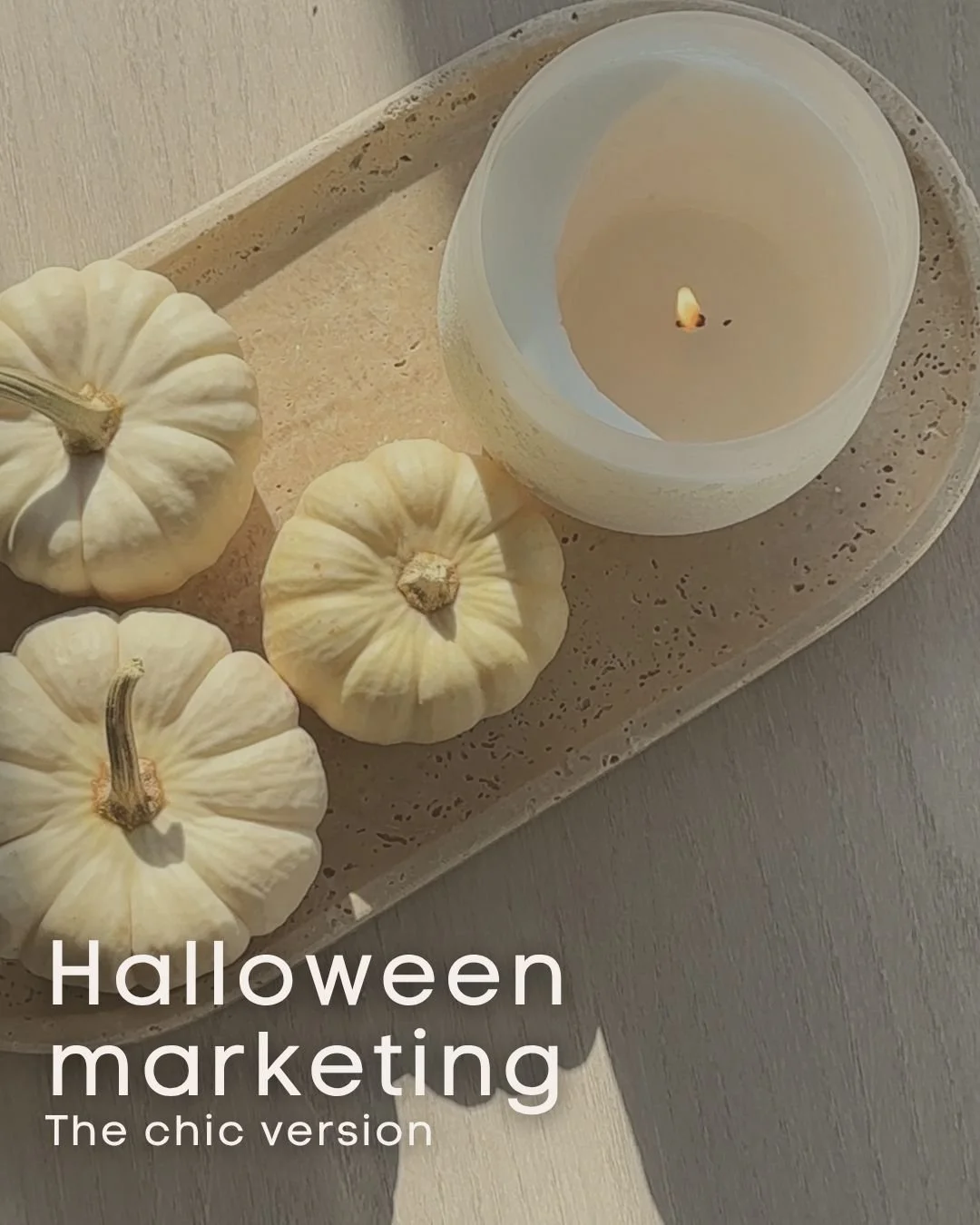 You don&rsquo;t need to turn your Instagram orange and black or add cartoon ghosts to your branding just because it&rsquo;s October. 🎃😅

There are much more chic ways to bring a seasonal feel into your content without completely abandoning your bra