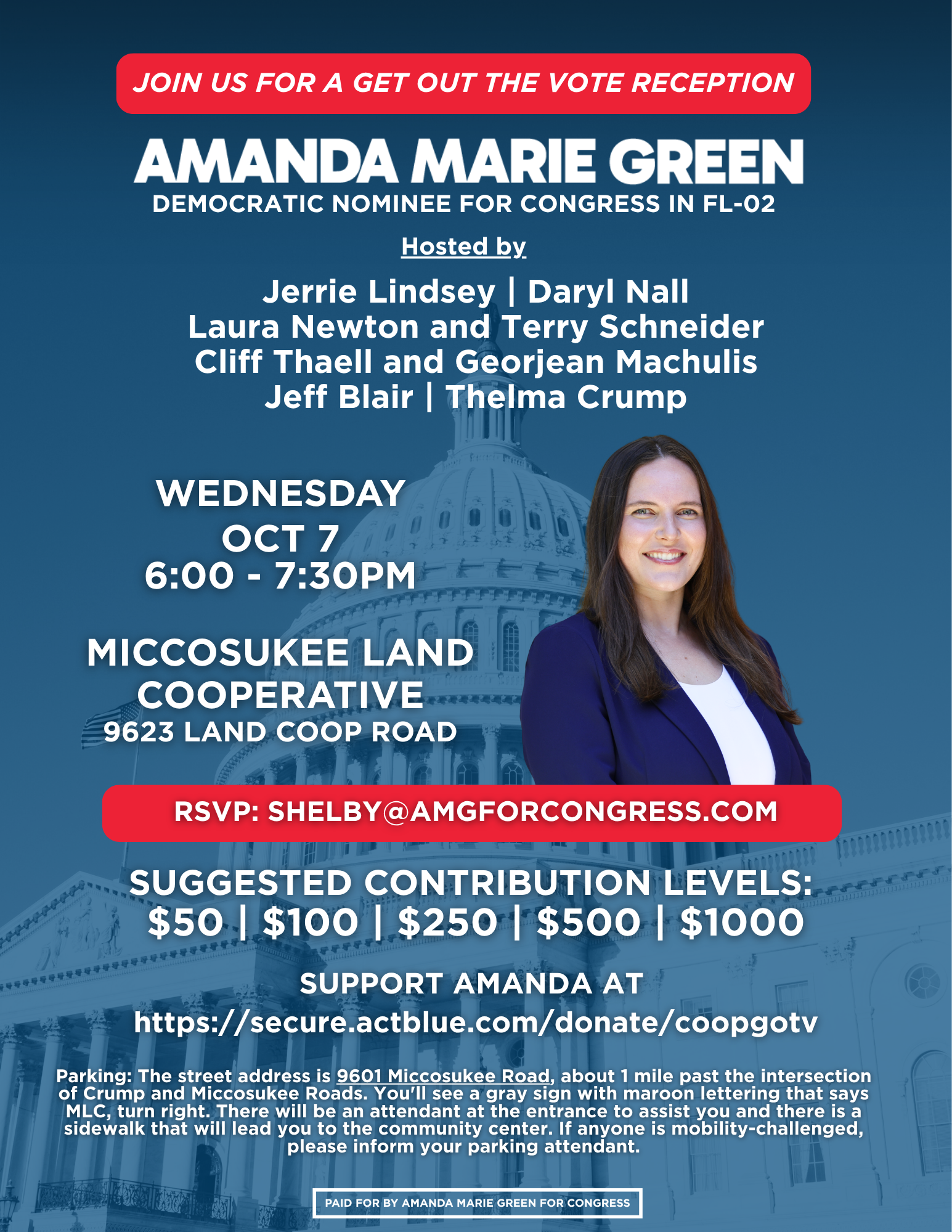 Get Out The Vote Reception
