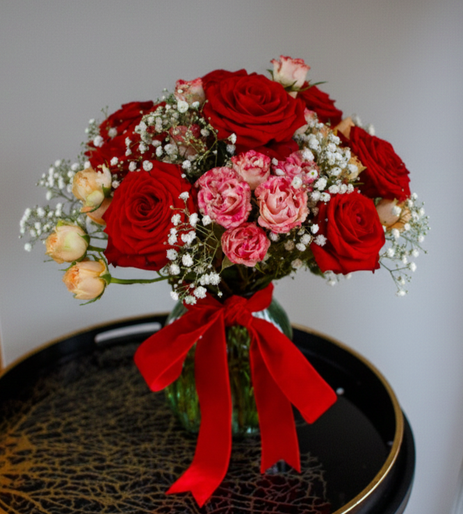 Clouds of Love Vase Arrangement
