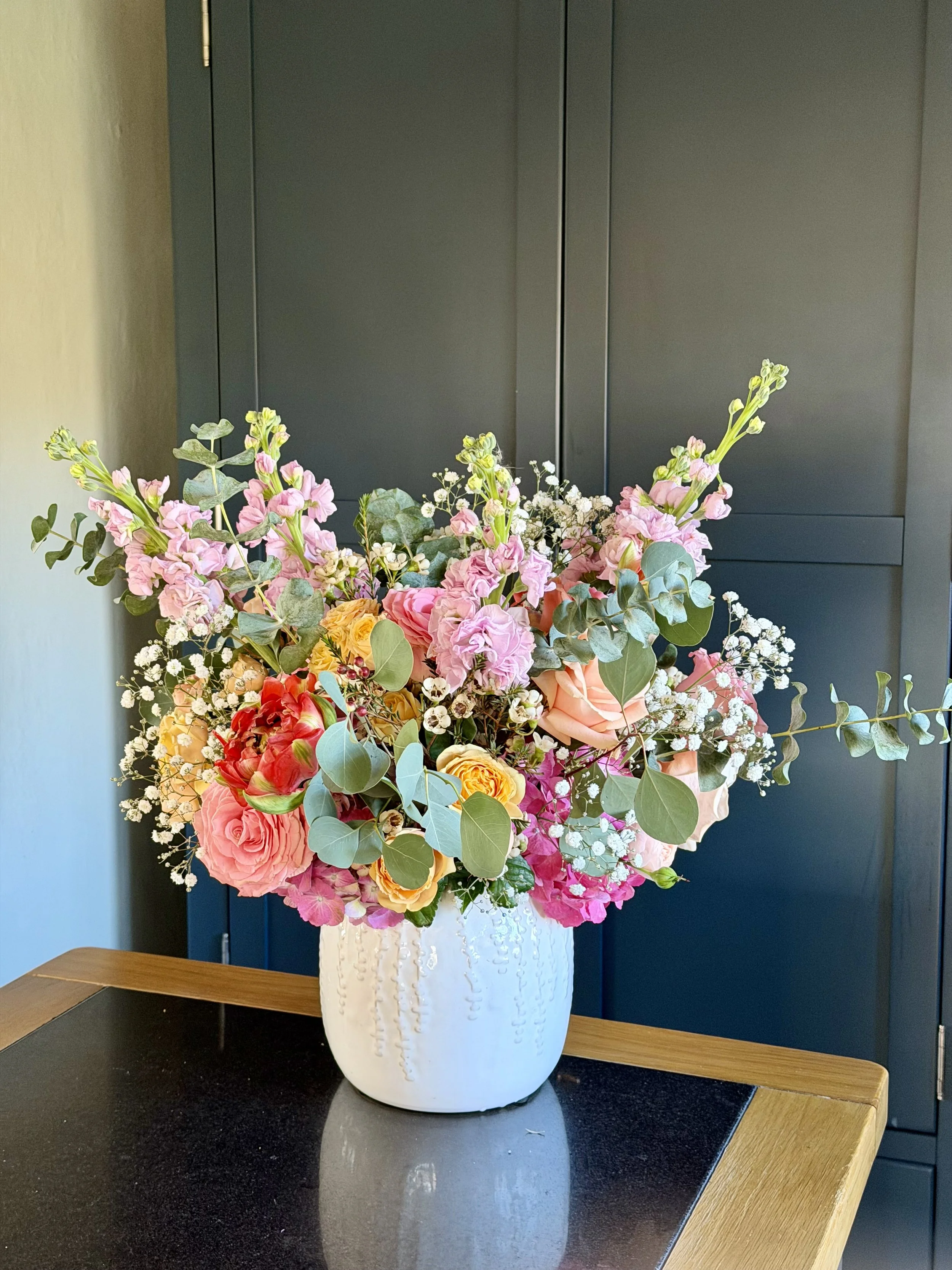 Bloom in Colour Vase Arrangement