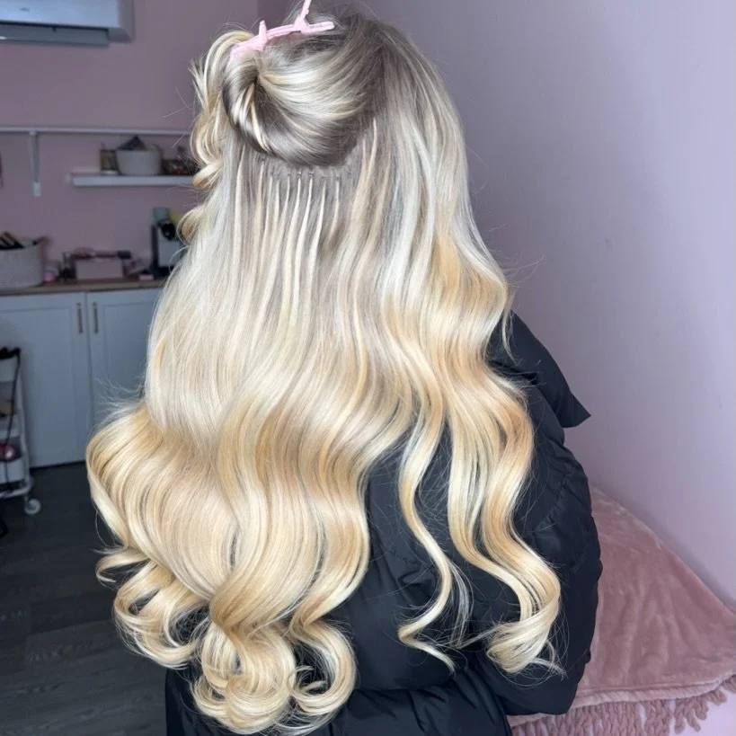 Under the hood ✨

Another new set of nanos, 2026 is definitely the year of hair goals 🤩

#nanoextensions #hairextensions #rochestersalon