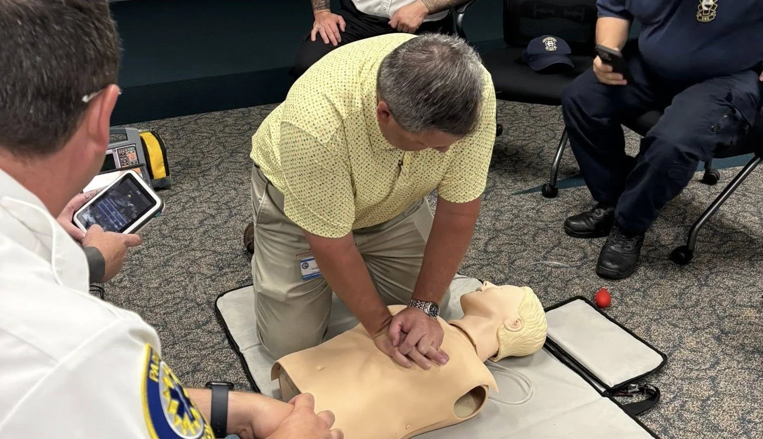 Escambia County EMS Encourages Learning CPR as New Year's Resolution