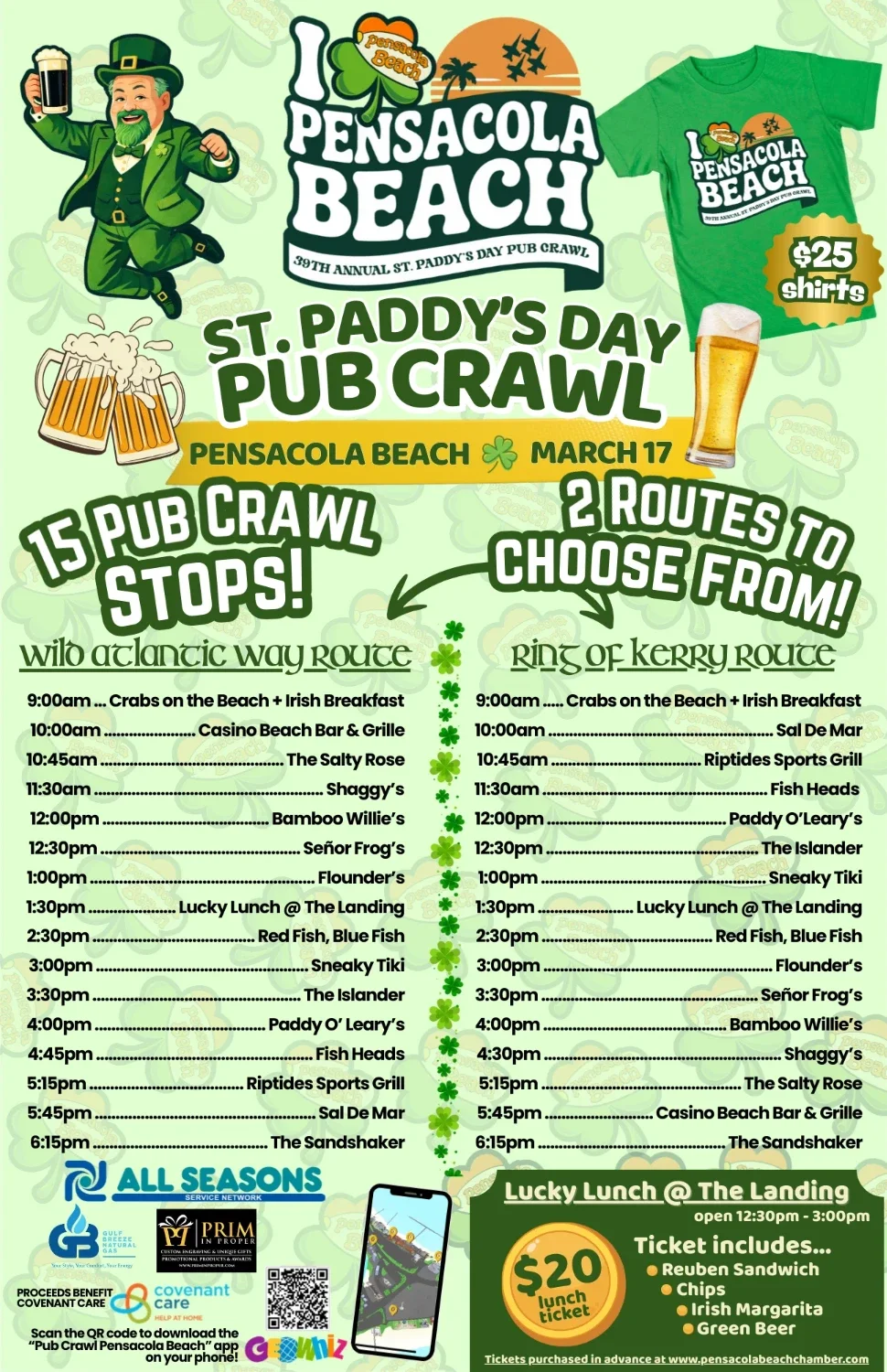 St. Paddy’s Day Pub Crawl set for March 17