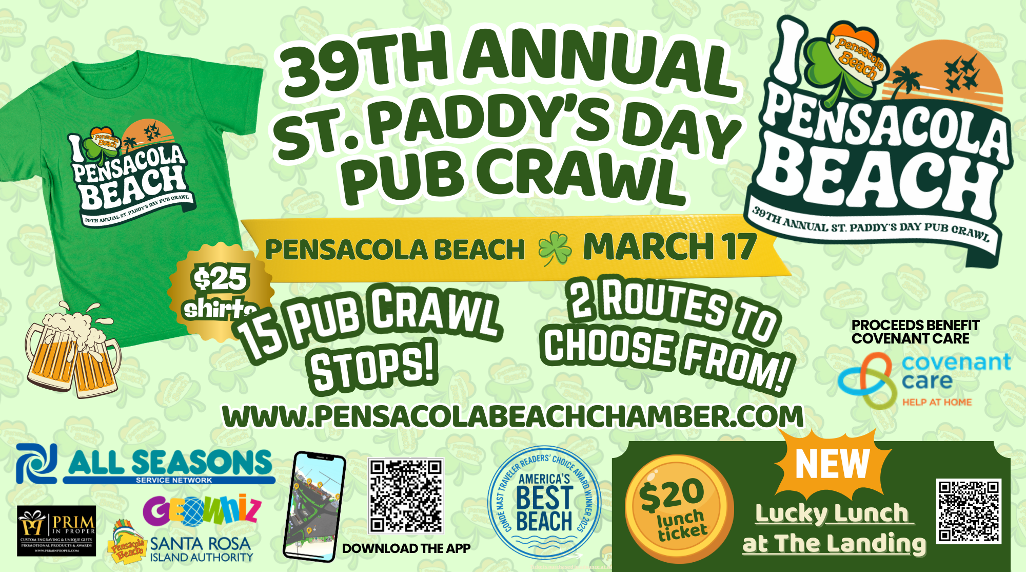 Go Irish on the Island at St. Paddy’s Day Pub Crawl