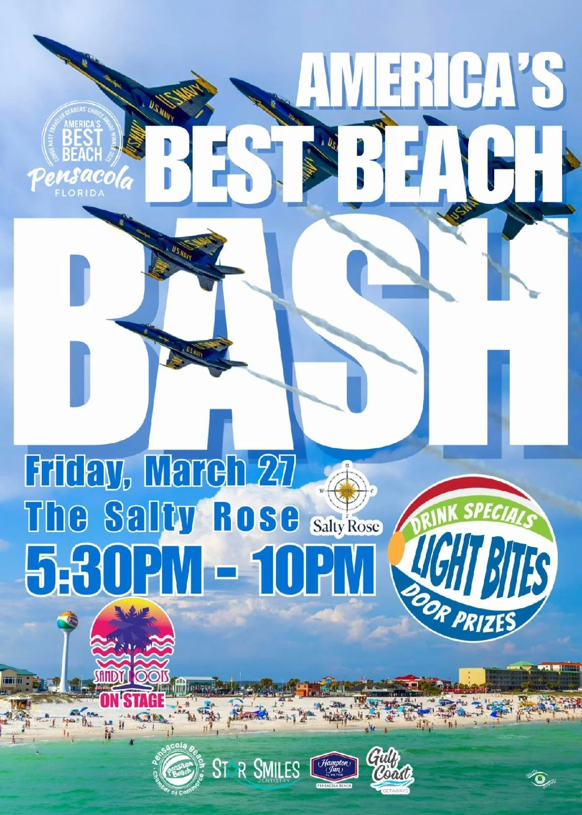 Pensacola Beach Chamber invites Members, Friends, and Everyone Who Loves Pensacola Beach to celebrate America’s Best Beach