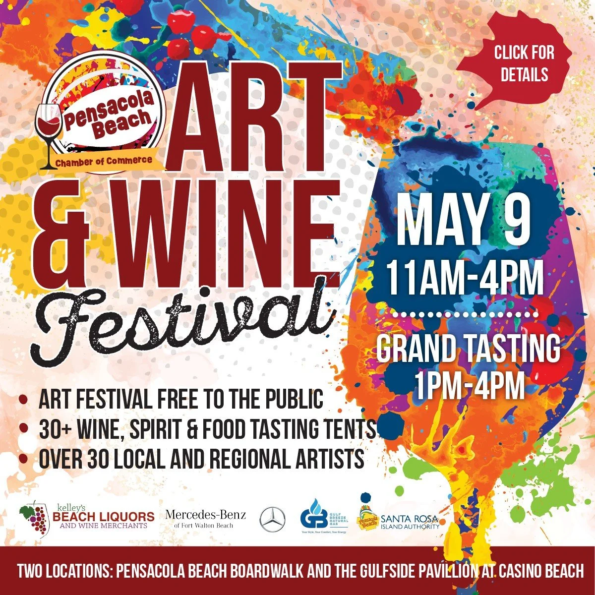 Beach Chamber Hosts Art and Wine Festival, May 9