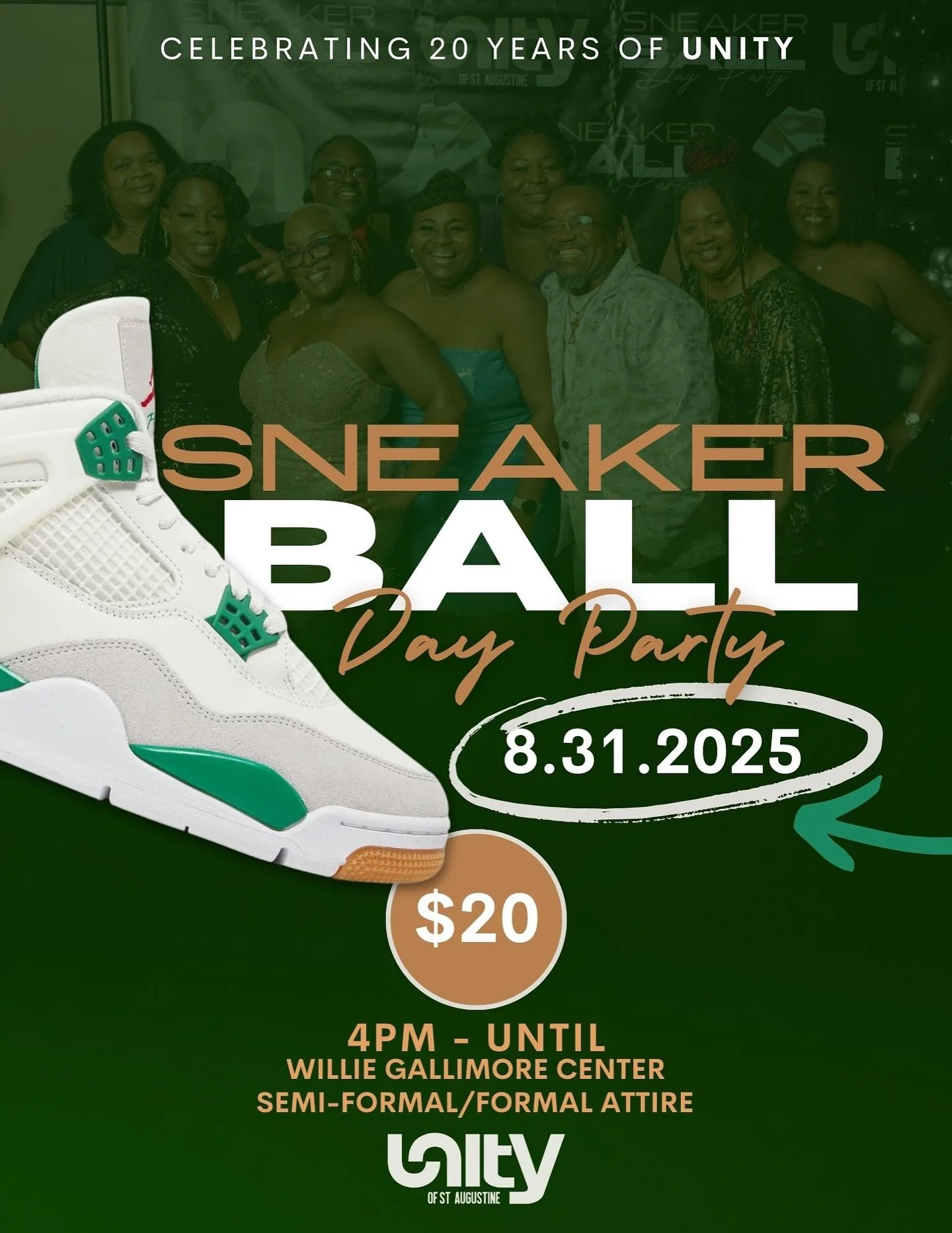 The Sneaker Ball is coming!! You don&rsquo;t want to miss this event. We&rsquo;re celebrating 20 years of UNITY. If you don&rsquo;t have plans THIS Sunday, make sure you&rsquo;re in the place! Bring out your flyest kicks. I&rsquo;ll be there capturin