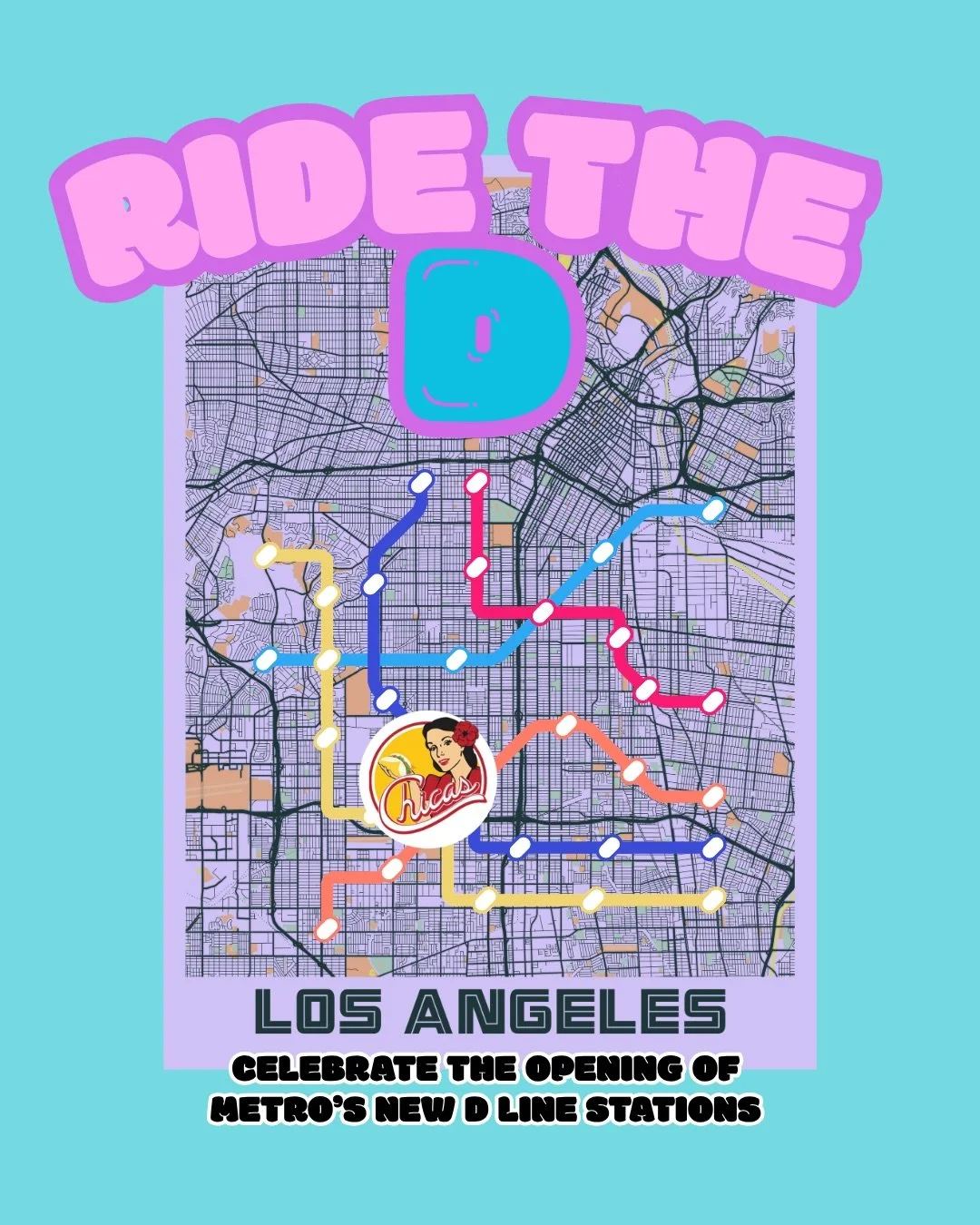 We&rsquo;re honored to be part of this historic moment for Los Angeles. 🚇✨

This Friday, join us at the NEW Wilshire/La Cienega Station as Metro celebrates the opening of the D Line Extension. We&rsquo;ll be serving up Chicas favorites alongside an 