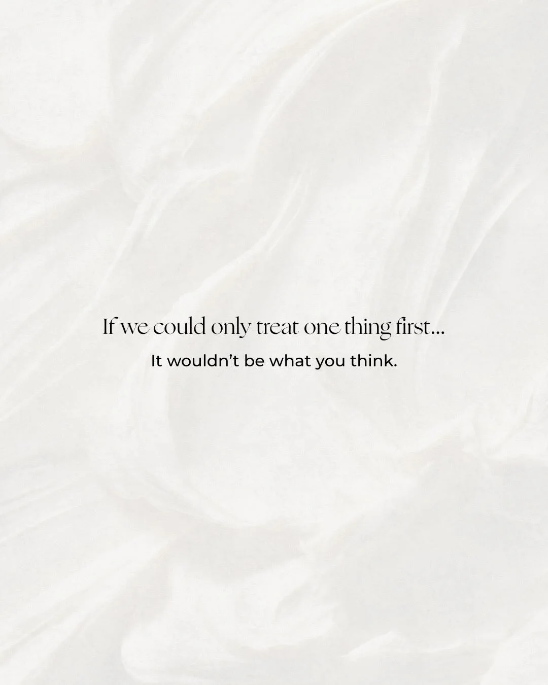 When someone sits in our chair and points to one line or one area, our mind zooms out 🤍

We&rsquo;re assessing skin health, movement patterns, structural support, hydration levels, and how everything will evolve over time.

That&rsquo;s why at Sound