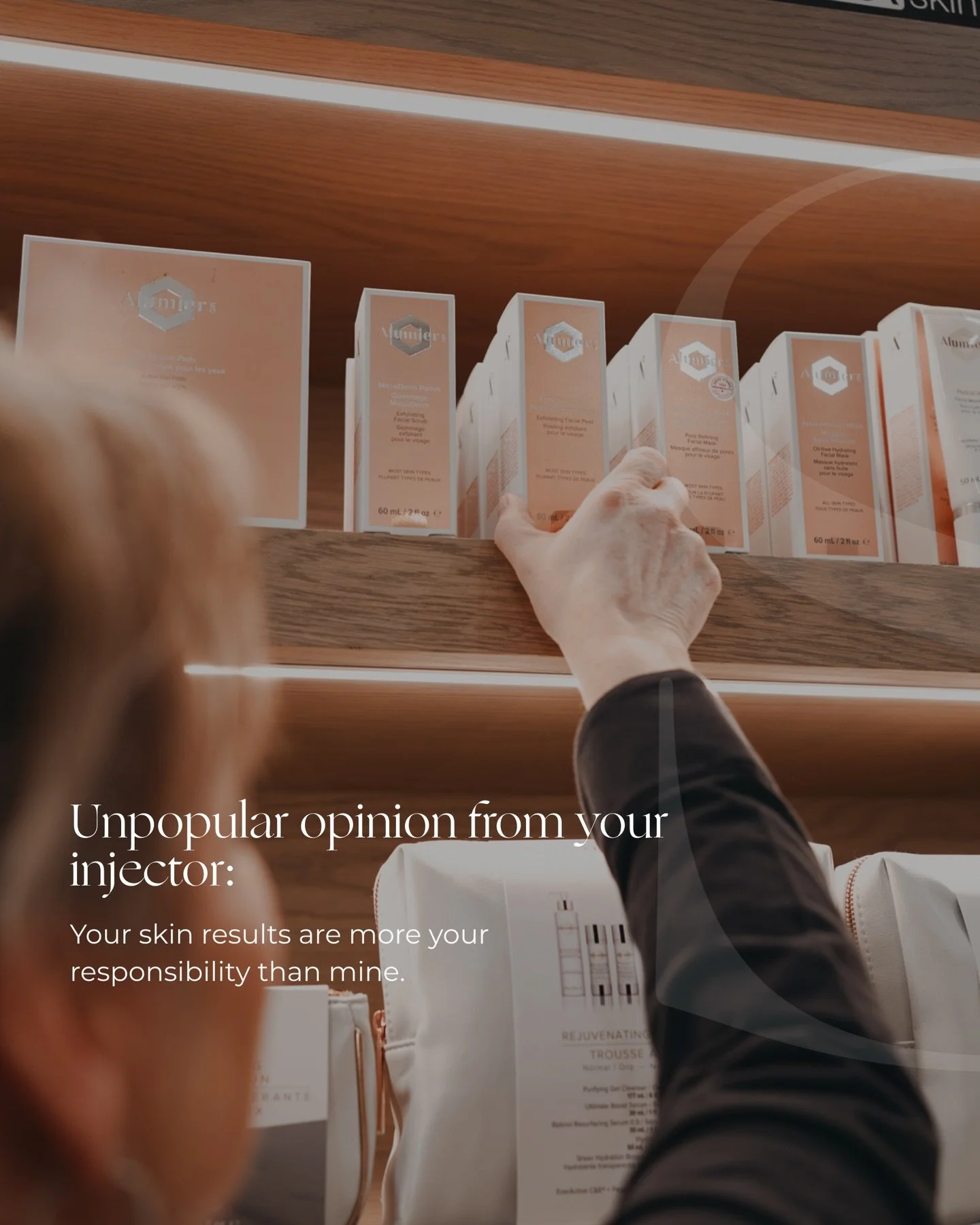 Your results&hellip; totally in your hands. ✨

And no, that&rsquo;s not us passing the buck. One of the biggest misconceptions in aesthetics is that the magic only happens in the treatment room. While treatments absolutely play a role, the reality is