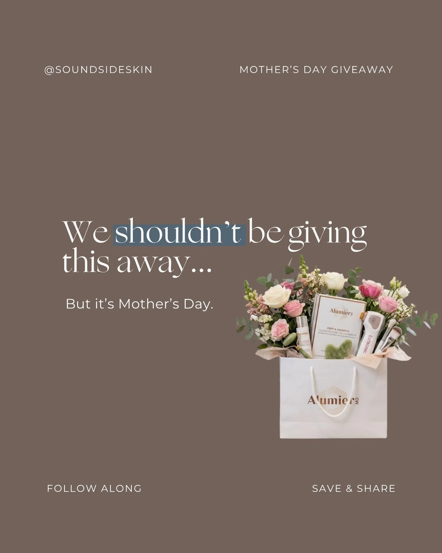 Want to come to our exclusive laser event for FREE? Or how about 3 free Soundside Signature facials?! This Mother&rsquo;s Day, we&rsquo;re giving back in a big way 🤍

We&rsquo;re gifting over $1000 in skin treatments and skincare to one lucky winner
