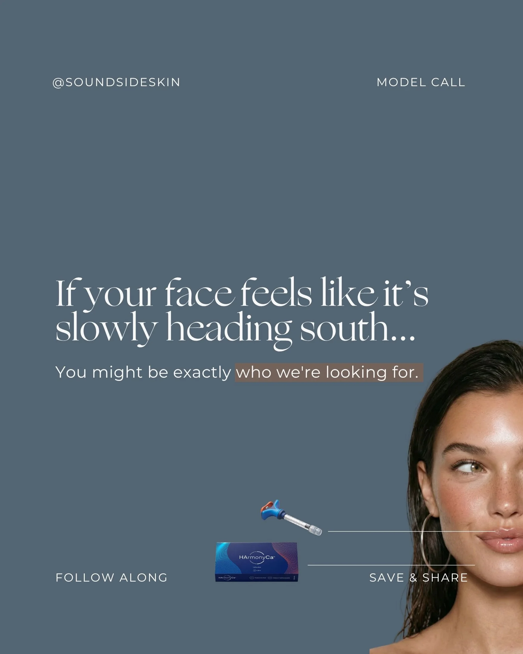 MODEL CALL ✨

We are currently looking for  ONE model for an advanced training featuring an exciting new treatment option:

💉 Harmony CA - the FIRST two in one filler and biostimulator, made by one of the most trusted companies in medical aesthetics