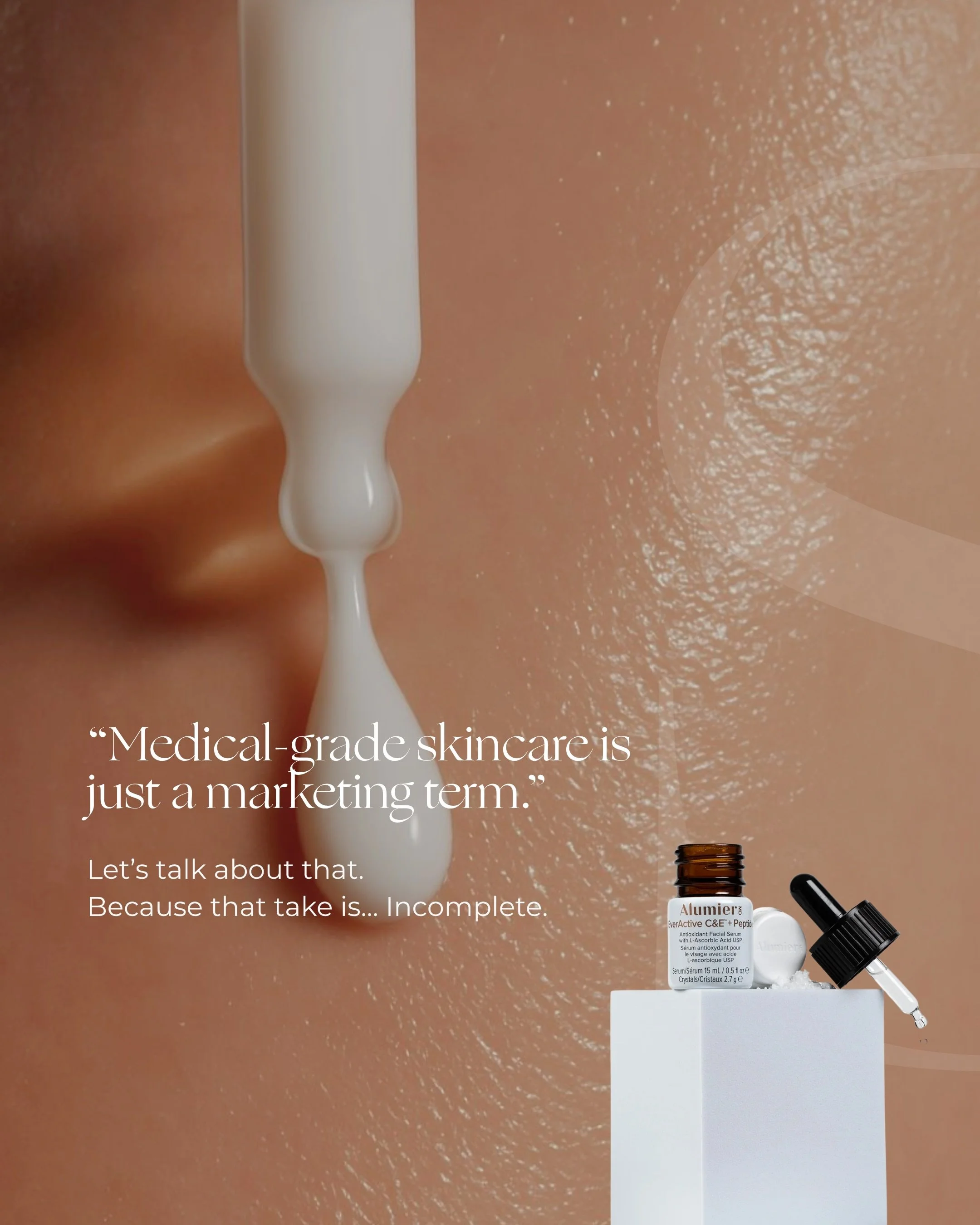 &ldquo;Medical-grade&rdquo; skincare is just some fancy marketing term.

And while it&rsquo;s true that &ldquo;medical-grade&rdquo; isn&rsquo;t a regulated term in Canada, the conversation is a lot more nuanced than that.

Because skincare isn&rsquo;