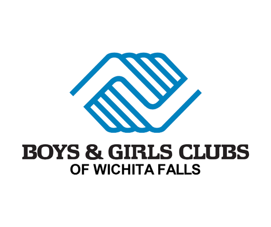 Logo of the Boys & Girls Clubs of Wichita Falls featuring a stylized blue and black emblem with text
