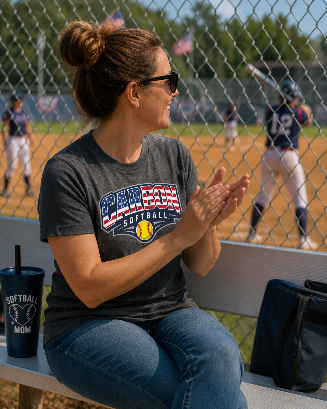 Carbon Softball T-shirt