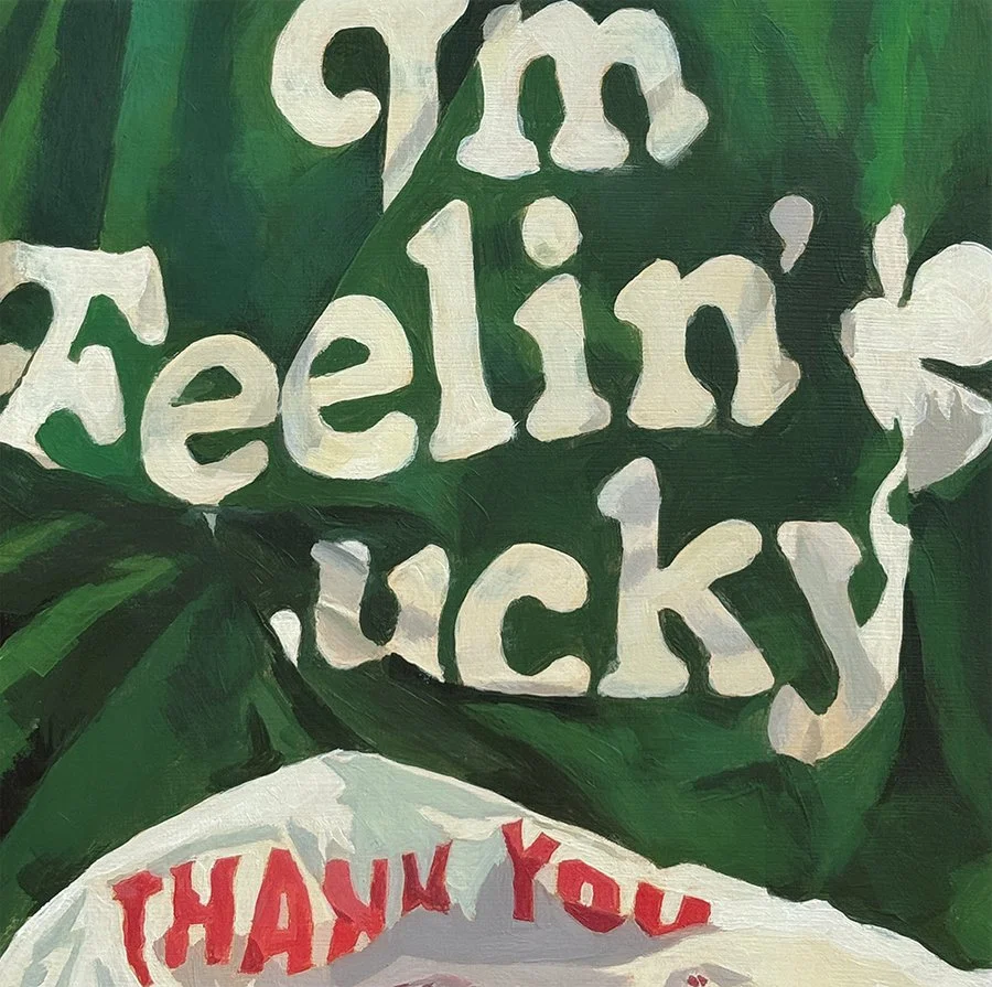  Feelin' Ucky   /  6x6 / Acrylic on panel