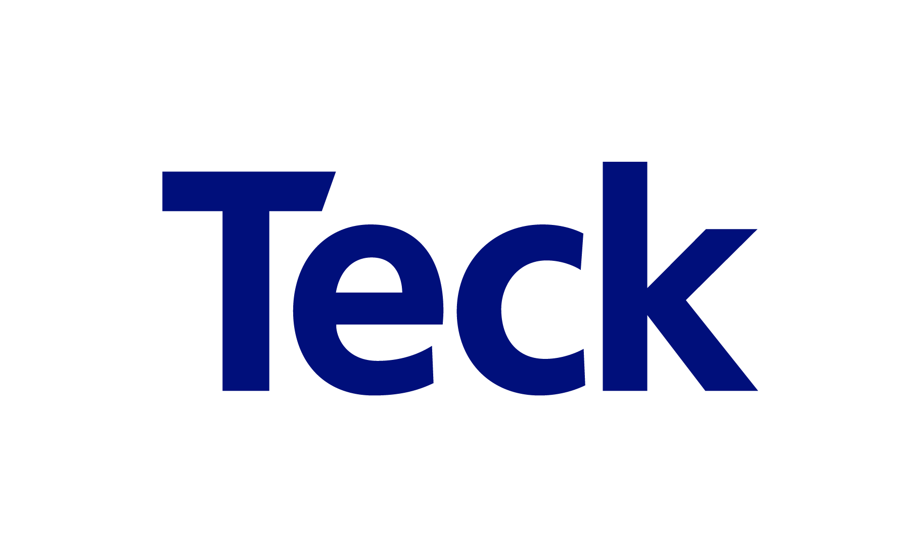 The word 'Tack' written in large, bold navy blue letters on a black background.