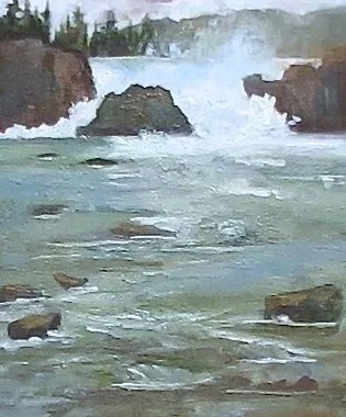 #48 Lake Clark National Park, AK | August 2017 | Oil on Panel | 13 x 10