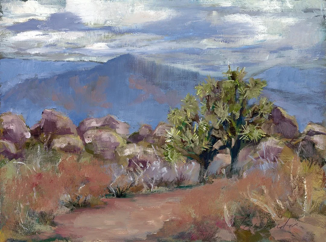 #13 Joshua Tree National Park, CA | March 2015 | Oil on Panel |  11 x 12