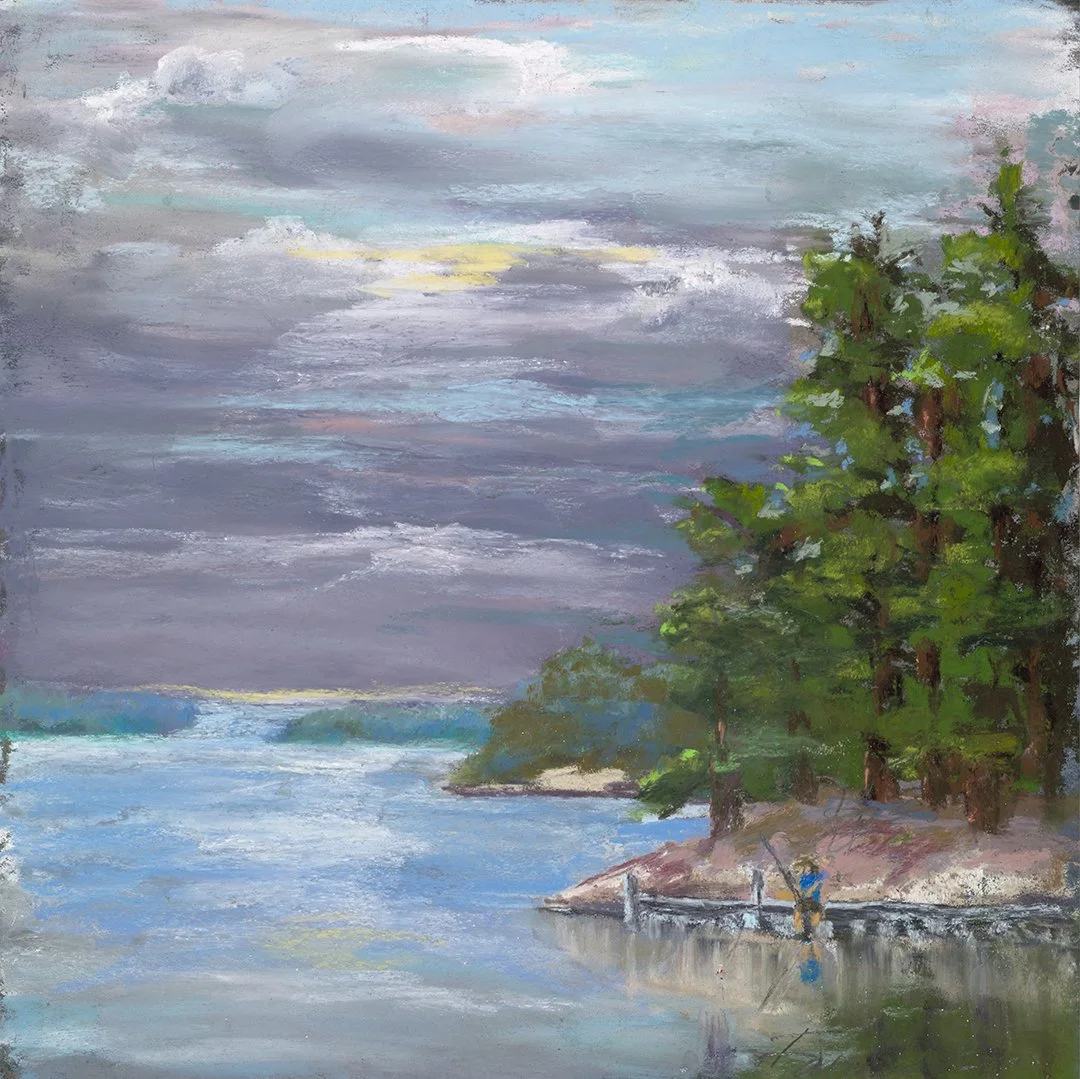 #2 Voyageurs National Park, MN | August 2014 | Pastel on Paper | 11 x 10