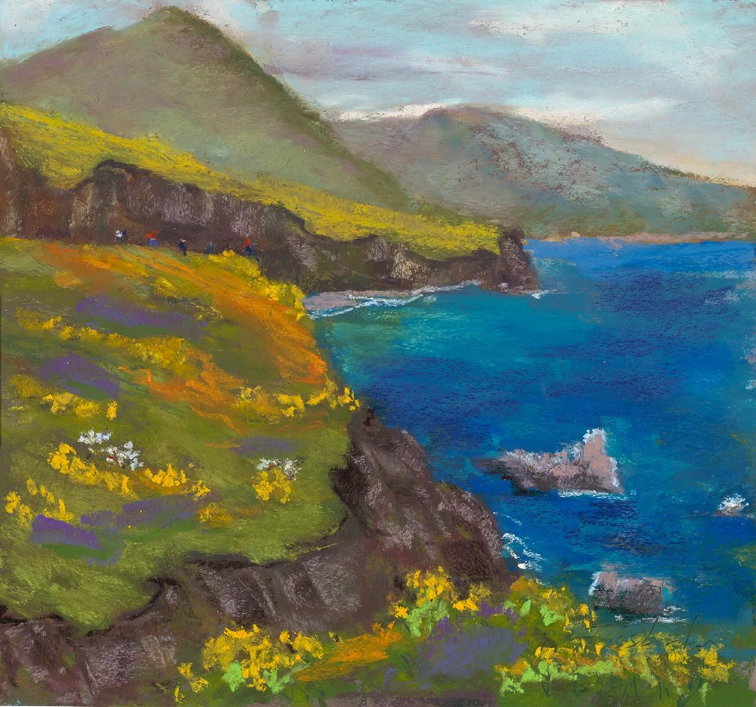 #12 Channel Islands National Park, CA | March 2015 | Pastel on Paper | 10 x 10 