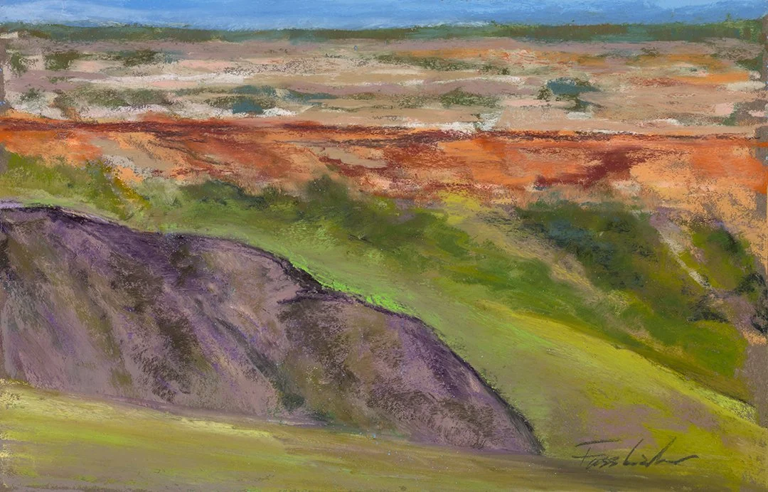  #5 Badlands National Park, SD | August 2014 |
Pastel on Paper | 10 x 12