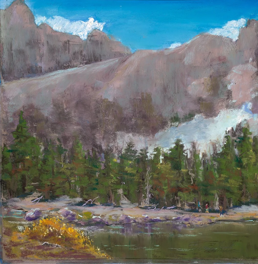 #7 Great Basin National Park, NV | August 2014 | Pastel on Paper | 14 x 11 