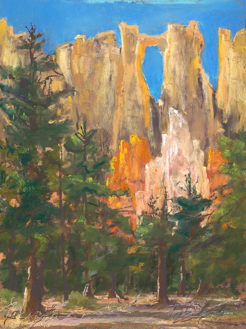 #20 Bryce Canyon National Park, UT | October 2015 | Pastel on Paper | 12 x 9